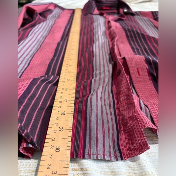 Ted Baker unique men’s button down dress shirt size 6 long sleeve - Picture 3 of 15